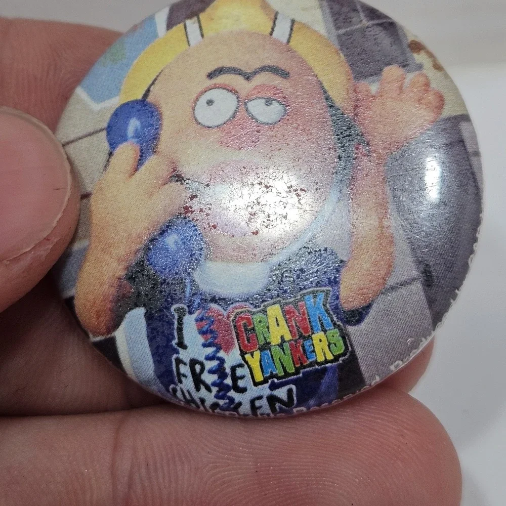 Vintage 2002‎ Comedy Central Crank Yankers Pin Button 1.5 Inch Rare